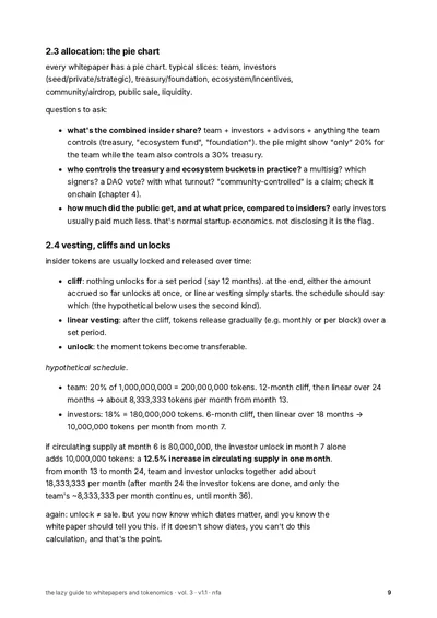 page 9: allocation: the pie chart